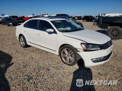 Czwarte zdjęcie samochodu z boku: 2015 VOLKSWAGEN PASSAT SE VIN:1VWBV7A31FC050955 - miniatura