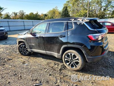 Drugie zdjęcie samochodu z przodu: 2022 JEEP COMPASS LIMITED VIN:3C4NJDCBXNT203740 - miniatura