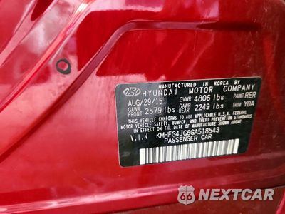 Zdjęcie 13 z 13 samochodu: 2016 HYUNDAI AZERA BASE VIN:KMHFG4JG6GA518543 - miniatura