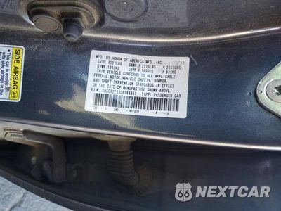 Zdjęcie 12 z 12 samochodu: 2013 HONDA ACCORD SPORT VIN:1HGCR2F59DA068851 - miniatura