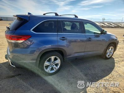 Trzecie zdjęcie samochodu z tyłu: 2017 TOYOTA HIGHLANDER LIMITED VIN:5TDDZRFH8HS386815 - miniatura