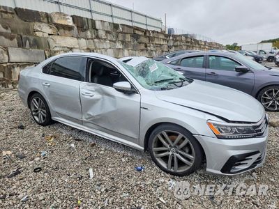 Czwarte zdjęcie samochodu z boku: 2019 VOLKSWAGEN PASSAT SE R-LINE VIN:1VWMA7A34KC001778 - miniatura
