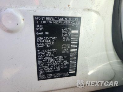 Zdjęcie 13 z 13 samochodu: 2016 NISSAN ROGUE SV VIN:KNMAT2MV1GP714623 - miniatura