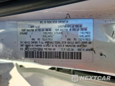 Zdjęcie 12 z 12 samochodu: 2013 MAZDA MAZDA2 VIN:JM1DE1KY5D0159484 - miniatura