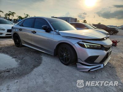 Czwarte zdjęcie samochodu z boku: 2024 HONDA CIVIC SPORT VIN:2HGFE2F57RH579492 - miniatura