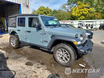 Czwarte zdjęcie samochodu z boku: 2026 JEEP WRANGLER SPORT VIN:1C4PJXDG7TW252180 - miniatura