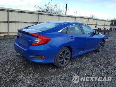 Trzecie zdjęcie samochodu z tyłu: 2019 HONDA CIVIC SPORT VIN:2HGFC2F83KH554997 - miniatura