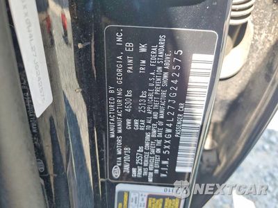 Zdjęcie 13 z 13 samochodu: 2018 KIA OPTIMA SX VIN:5XXGW4L27JG242575 - miniatura
