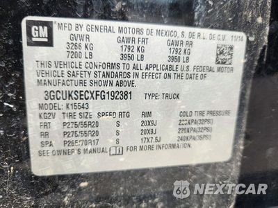 Zdjęcie 12 z 12 samochodu: 2015 CHEVROLET SILVERADO K1500 LTZ VIN:3GCUKSECXFG192381 - miniatura