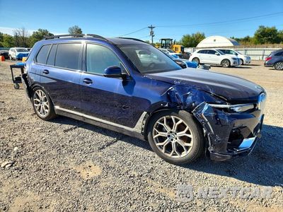 Czwarte zdjęcie samochodu z boku: 2022 BMW X7 XDRIVE40I VIN:5UXCW2C09N9K86824 - miniatura