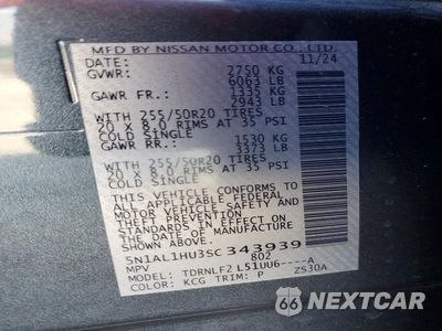 Zdjęcie 13 z 13 samochodu: 2025 INFINITI QX60 AUTOGRAPH VIN:5N1AL1HU3SC343939 - miniatura