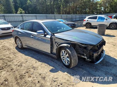 Czwarte zdjęcie samochodu z boku: 2015 INFINITI Q50 PREMIUM VIN:JN1BV7AP4FM357278 - miniatura