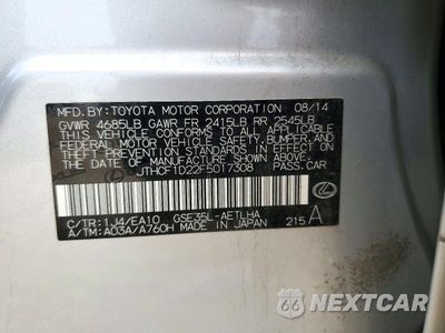 Zdjęcie 12 z 12 samochodu: 2015 LEXUS IS 250 VIN:JTHCF1D22F5017308 - miniatura