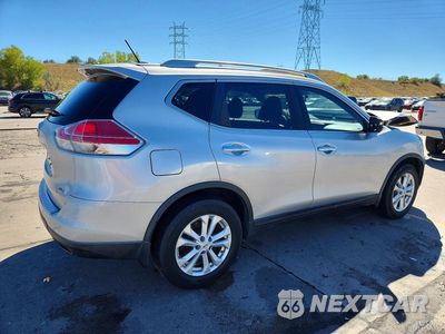 Trzecie zdjęcie samochodu z tyłu: 2015 NISSAN ROGUE SV VIN:KNMAT2MTXFP510447 - miniatura