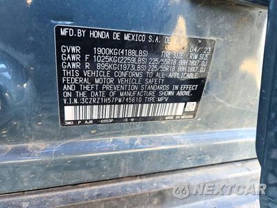 Zdjęcie 14 z 14 samochodu: 2023 HONDA HR-V SPORT VIN:3CZRZ1H57PM745610 - miniatura