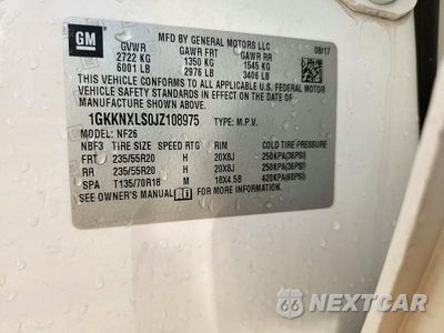 Zdjęcie 13 z 13 samochodu: 2018 GMC ACADIA DENALI VIN:1GKKNXLS0JZ108975 - miniatura