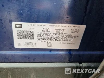 Zdjęcie 12 z 12 samochodu: 2022 CHEVROLET EQUINOX LS VIN:2GNAXFEV4N6123992 - miniatura