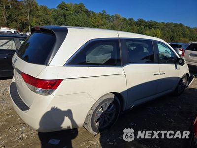 Trzecie zdjęcie samochodu z tyłu: 2016 HONDA ODYSSEY EXL VIN:5FNRL5H63GB054523 - miniatura