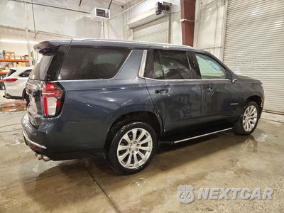 Trzecie zdjęcie samochodu z tyłu: 2021 CHEVROLET TAHOE K1500 PREMIER VIN:1GNSKSKD9MR317427 - miniatura