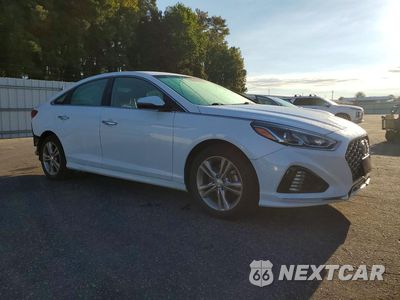 Czwarte zdjęcie samochodu z boku: 2019 HYUNDAI SONATA SEL VIN:5NPE34AFXKH817490 - miniatura
