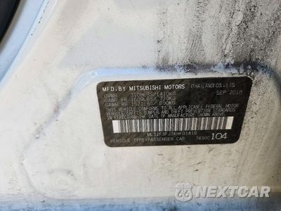 Zdjęcie 12 z 12 samochodu: 2019 MITSUBISHI MIRAGE G4 ES VIN:ML32F3FJ3KHF01418 - miniatura