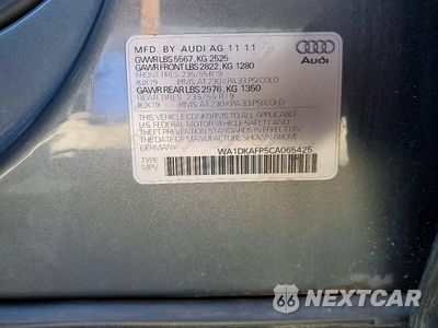 Zdjęcie 12 z 12 samochodu: 2012 AUDI Q5 PREMIUM PLUS VIN:WA1DKAFP5CA065425 - miniatura