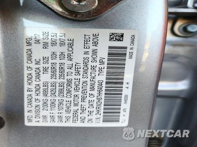 Zdjęcie 13 z 13 samochodu: 2017 HONDA CR-V EXL VIN:2HKRW2H87HH640443 - miniatura