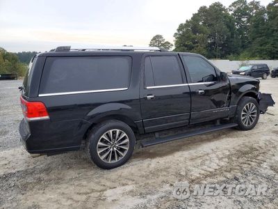 Trzecie zdjęcie samochodu z tyłu: 2017 LINCOLN NAVIGATOR L SELECT VIN:5LMJJ3JT7HEL03571 - miniatura