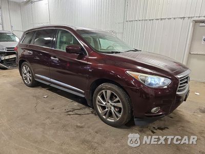 Czwarte zdjęcie samochodu z boku: 2014 INFINITI QX60 BASE VIN:5N1AL0MM4EC520096 - miniatura