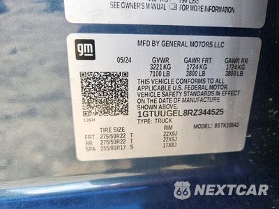 Zdjęcie 12 z 12 samochodu: 2024 GMC SIERRA K1500 DENALI VIN:1GTUUGEL8RZ344525 - miniatura