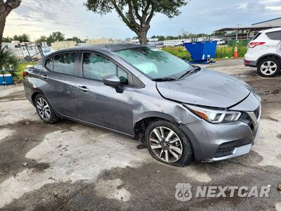 Czwarte zdjęcie samochodu z boku: 2020 NISSAN VERSA SV VIN:3N1CN8EV1LL871579 - miniatura