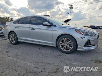 Czwarte zdjęcie samochodu z boku: 2018 HYUNDAI SONATA LIMITED VIN:5NPE34AFXJH690755 - miniatura