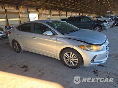 Czwarte zdjęcie samochodu z boku: 2018 HYUNDAI ELANTRA SEL VIN:KMHD84LF4JU499828 - miniatura