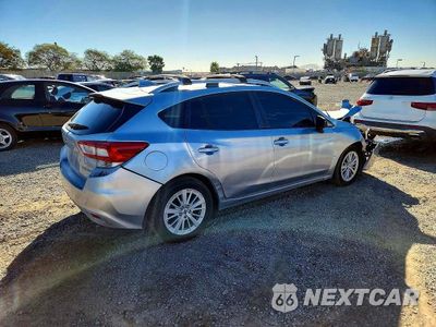 Trzecie zdjęcie samochodu z tyłu: 2017 SUBARU IMPREZA PREMIUM VIN:4S3GTAB66H3707126 - miniatura