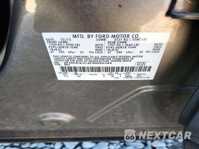 Zdjęcie 13 z 13 samochodu: 2013 FORD EDGE SEL VIN:2FMDK4JC4DBB89344 - miniatura