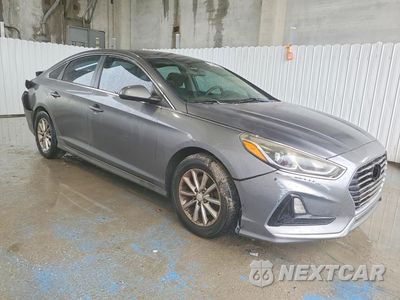 Czwarte zdjęcie samochodu z boku: 2019 HYUNDAI SONATA SE VIN:5NPE24AF7KH732268 - miniatura