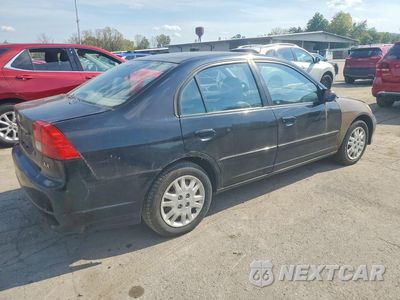 Trzecie zdjęcie samochodu z tyłu: 2005 HONDA CIVIC VIN:2HGES165X5H625874 - miniatura