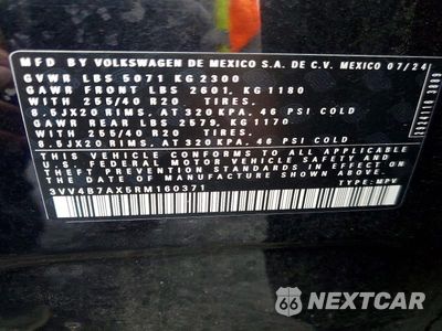 Zdjęcie 14 z 14 samochodu: 2024 VOLKSWAGEN TIGUAN SEL R-LINE BLACK VIN:3VV4B7AX5RM160371 - miniatura