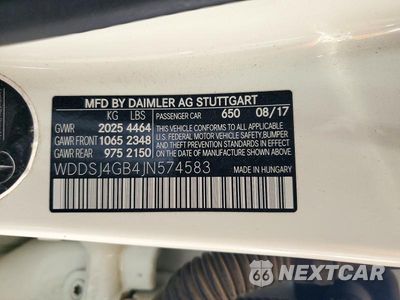 Zdjęcie 13 z 13 samochodu: 2018 MERCEDES-BENZ CLA 250 4MATIC VIN:WDDSJ4GB4JN574583 - miniatura