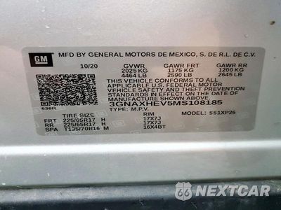 Zdjęcie 13 z 13 samochodu: 2021 CHEVROLET EQUINOX LS VIN:3GNAXHEV5MS108185 - miniatura