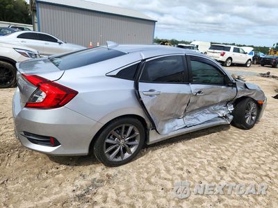 Trzecie zdjęcie samochodu z tyłu: 2020 HONDA CIVIC EXL VIN:19XFC1F75LE022471 - miniatura