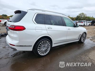 Trzecie zdjęcie samochodu z tyłu: 2021 BMW X7 XDRIVE40I VIN:5UXCW2C0XM9H21402 - miniatura