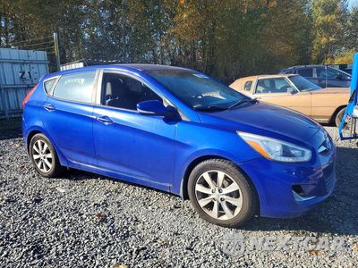 Czwarte zdjęcie samochodu z boku: 2014 HYUNDAI ACCENT SE VIN:KMHCU5AE4EU163805 - miniatura