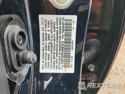 Zdjęcie 12 z 12 samochodu: 2017 HONDA CIVIC LX VIN:19XFC2F57HE067813 - miniatura