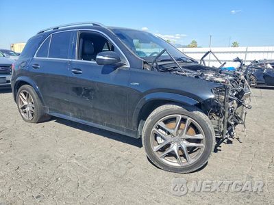 Czwarte zdjęcie samochodu z boku: 2022 MERCEDES-BENZ GLE AMG 53 4MATIC VIN:4JGFB6BB6NA647070 - miniatura
