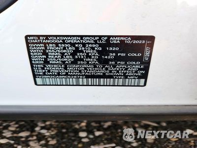 Zdjęcie 13 z 13 samochodu: 2024 VOLKSWAGEN ATLAS SEL VIN:1V2BR2CA8RC528782 - miniatura