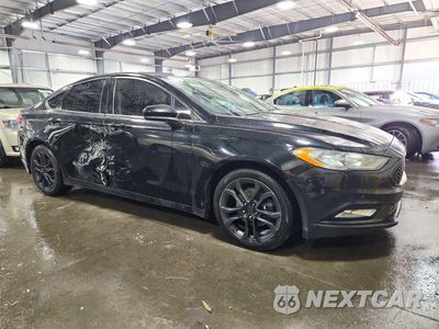 Czwarte zdjęcie samochodu z boku: 2018 FORD FUSION S VIN:3FA6P0G78JR216887 - miniatura