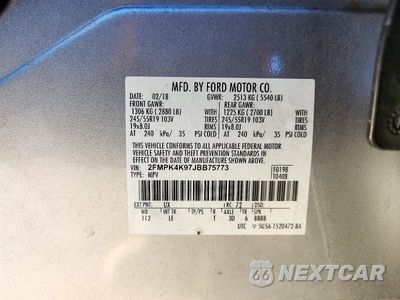 Zdjęcie 13 z 13 samochodu: 2018 FORD EDGE TITANIUM VIN:2FMPK4K97JBB75773 - miniatura