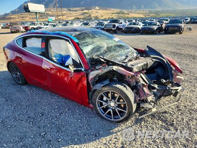 Czwarte zdjęcie samochodu z boku: 2020 TESLA MODEL 3 VIN:5YJ3E1EB4LF651443 - miniatura