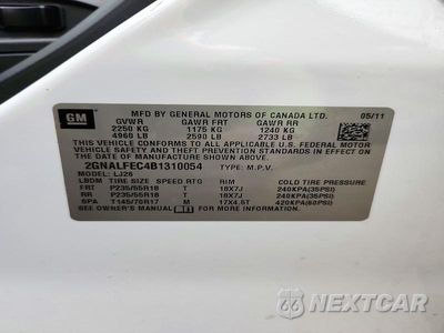 Zdjęcie 12 z 12 samochodu: 2011 CHEVROLET EQUINOX LTZ VIN:2GNALFEC4B1310054 - miniatura